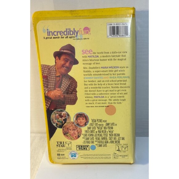 Matilda VHS Tape Columbia TriStar Home Video 1996 Family Classic Danny DeVito - Picture 2 of 6